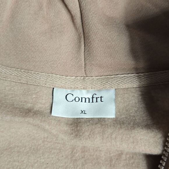 917 New Comfrt Cloud Zip Hoodie Latte Sz XL - Picture 4 of 7